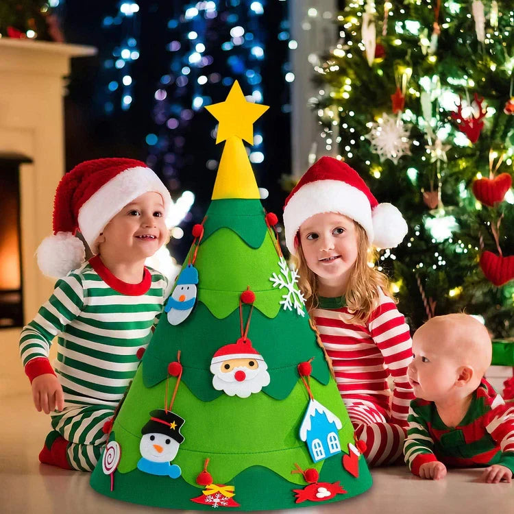 3D-juletre i filt fra ChristmaStick