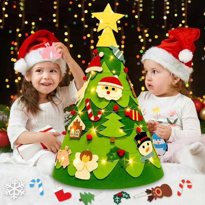 3D-juletre i filt fra ChristmaStick