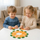 Regnegulrøtter – Montessori-leke for telling og sortering