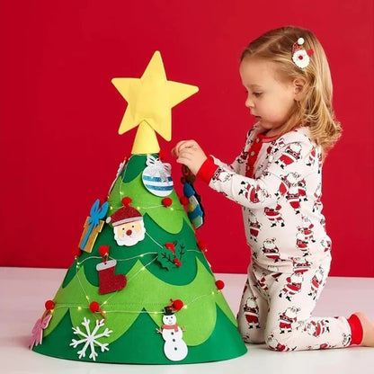 3D-juletre i filt fra ChristmaStick